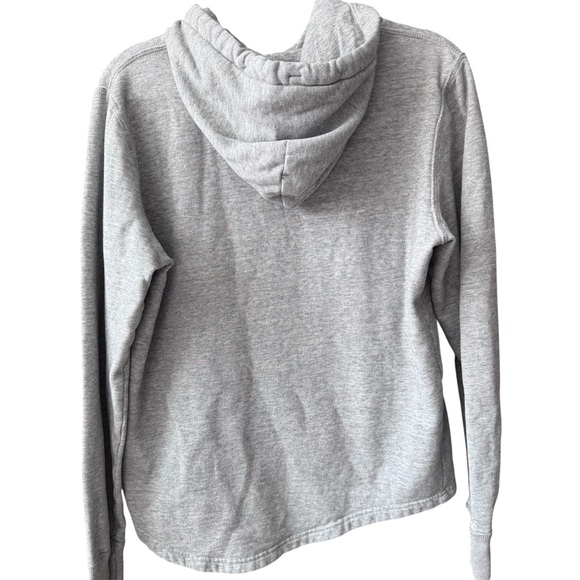 Hollister Gray Hoodie with Embroidered Graphic in Dk‎ Green Stitching, Small - Picture 2 of 15